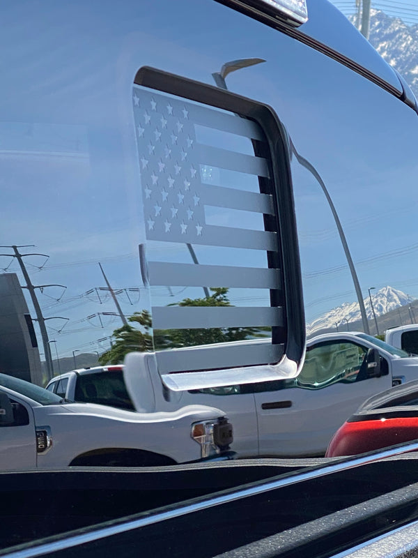 Ford Ranger Back Middle Window American Flag Decal 2019-2024