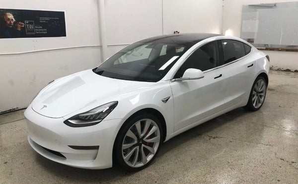 Tesla Model 3 Door Handle Wrap Kit Gloss Black