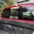 Chevy/GMC Silverado/Sierra Back Middle Window Distressed American Flag Decal 2014-2018